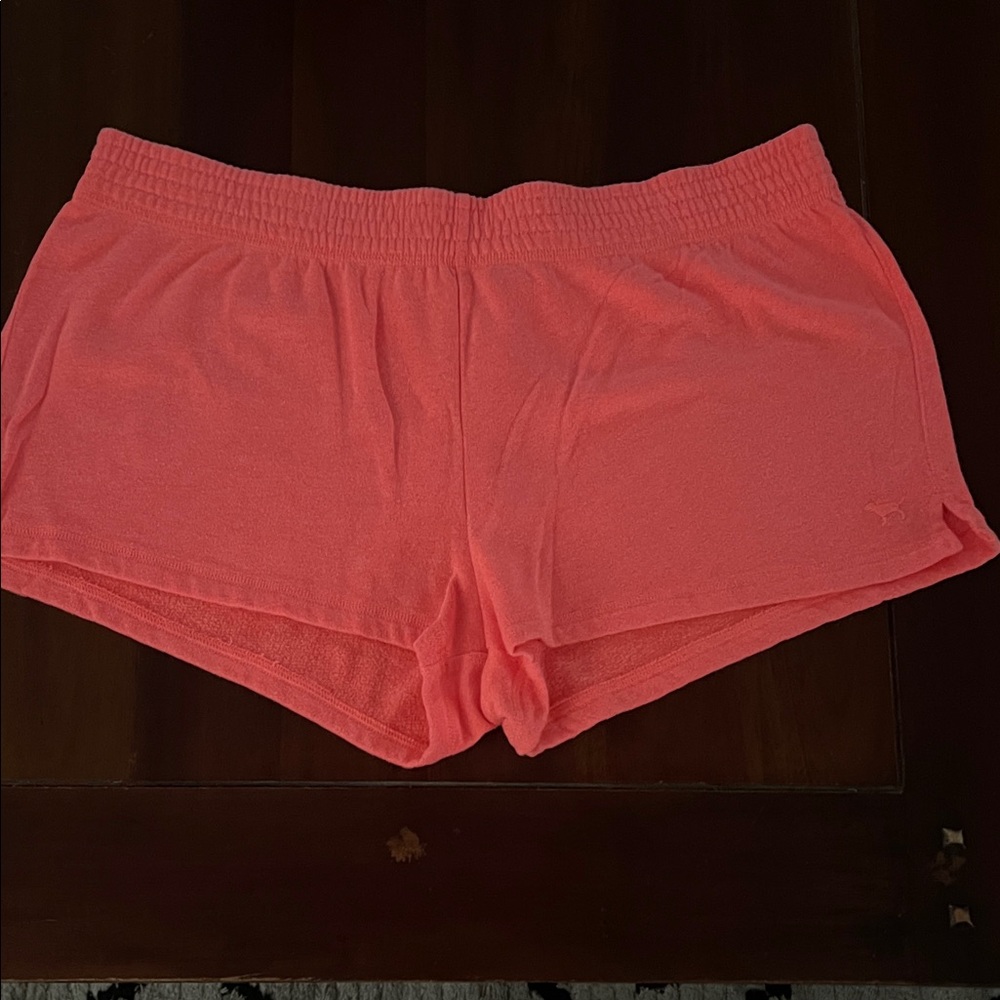PINK Victoria's Secret Bright Coral Shorts